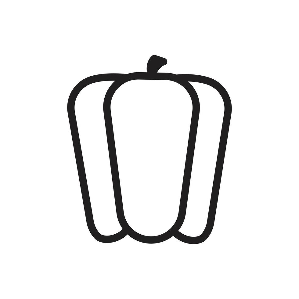 Paprika Icon for Culinary and Spice Branding vector