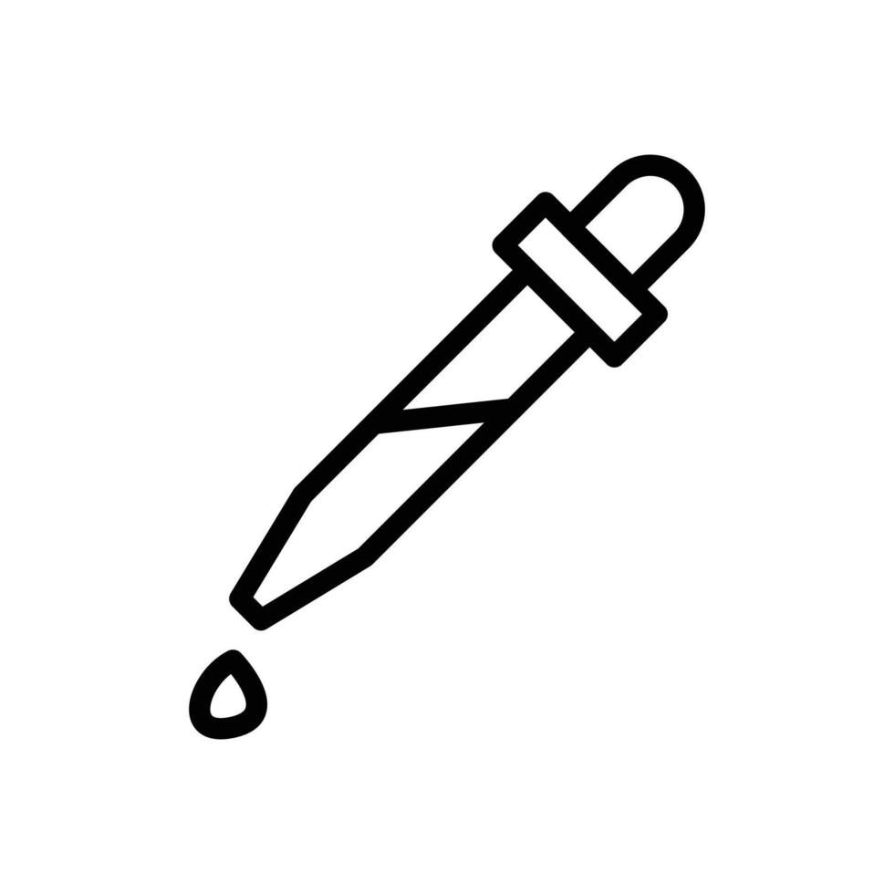 Pipette Icon for Laboratory and Scientific Research vector