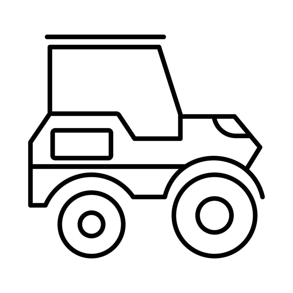 Road Roller Icon for Construction Equipment, Paving Machinery, and Infrastructure Projects Graphics vector