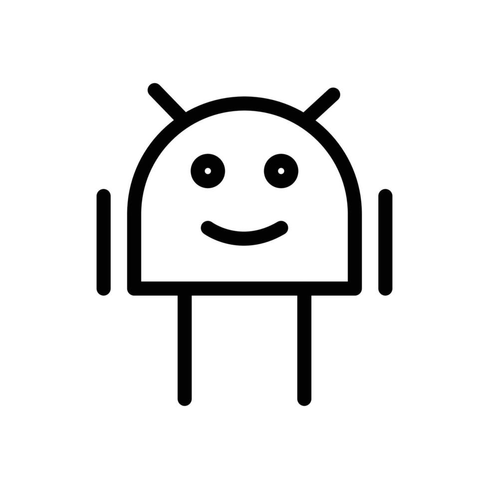 Robot Icon for Technology and Automation Themes vector