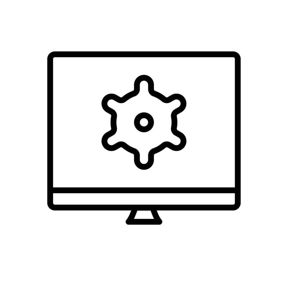 Setup Icon for Installation Guides, Configuration Tools, and Tech Support Illustrations vector