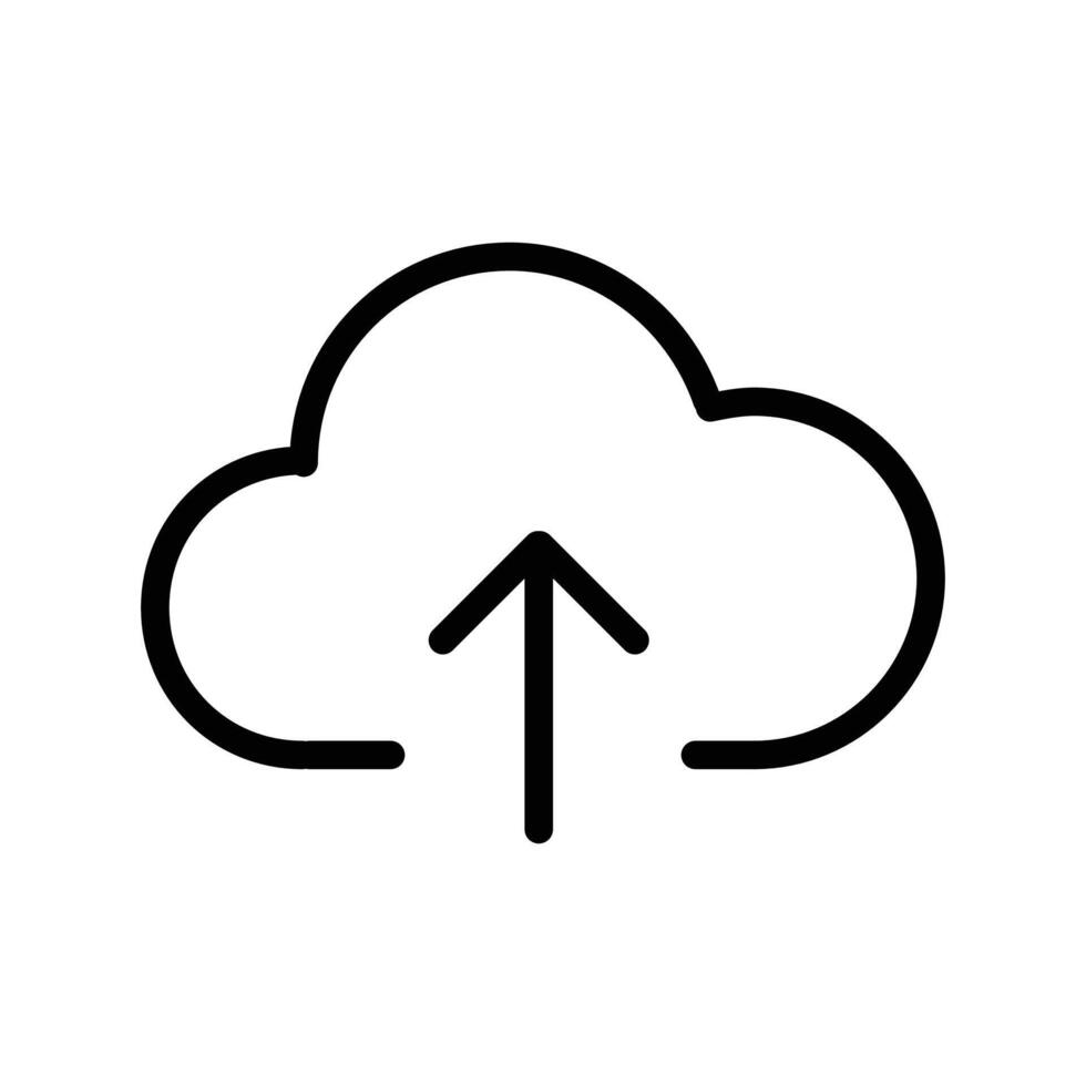 Upload Icon, Great for Digital and Online Media Designs vector
