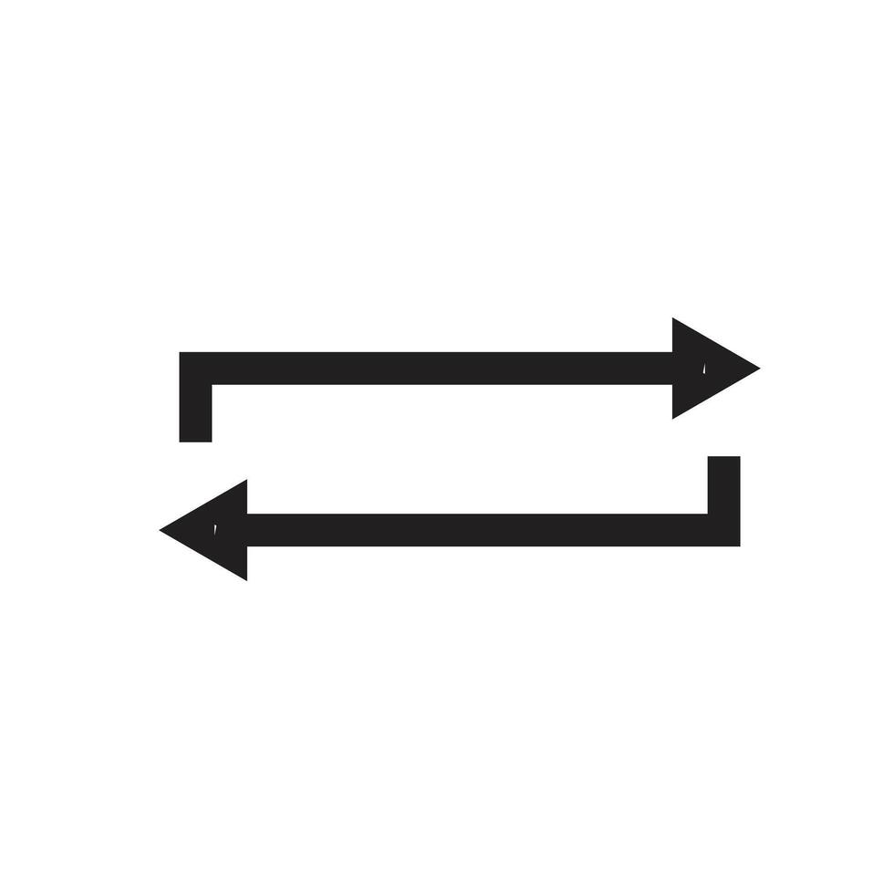 Swap Icon, Ideal for Trade and Exchange Illustrations vector