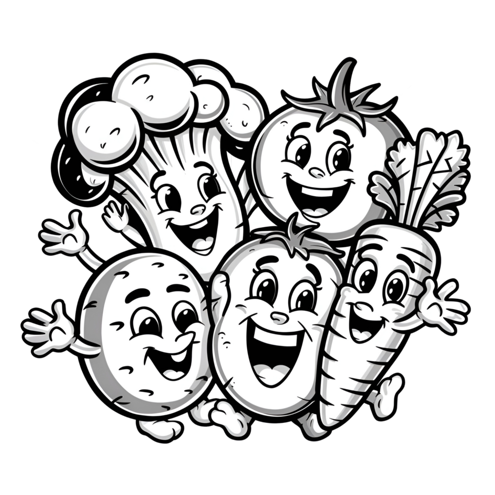 group of vegetables png