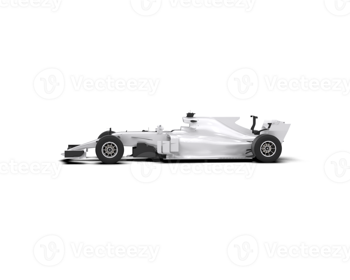 Realistic race car isolated on background. 3d rendering - illustration png