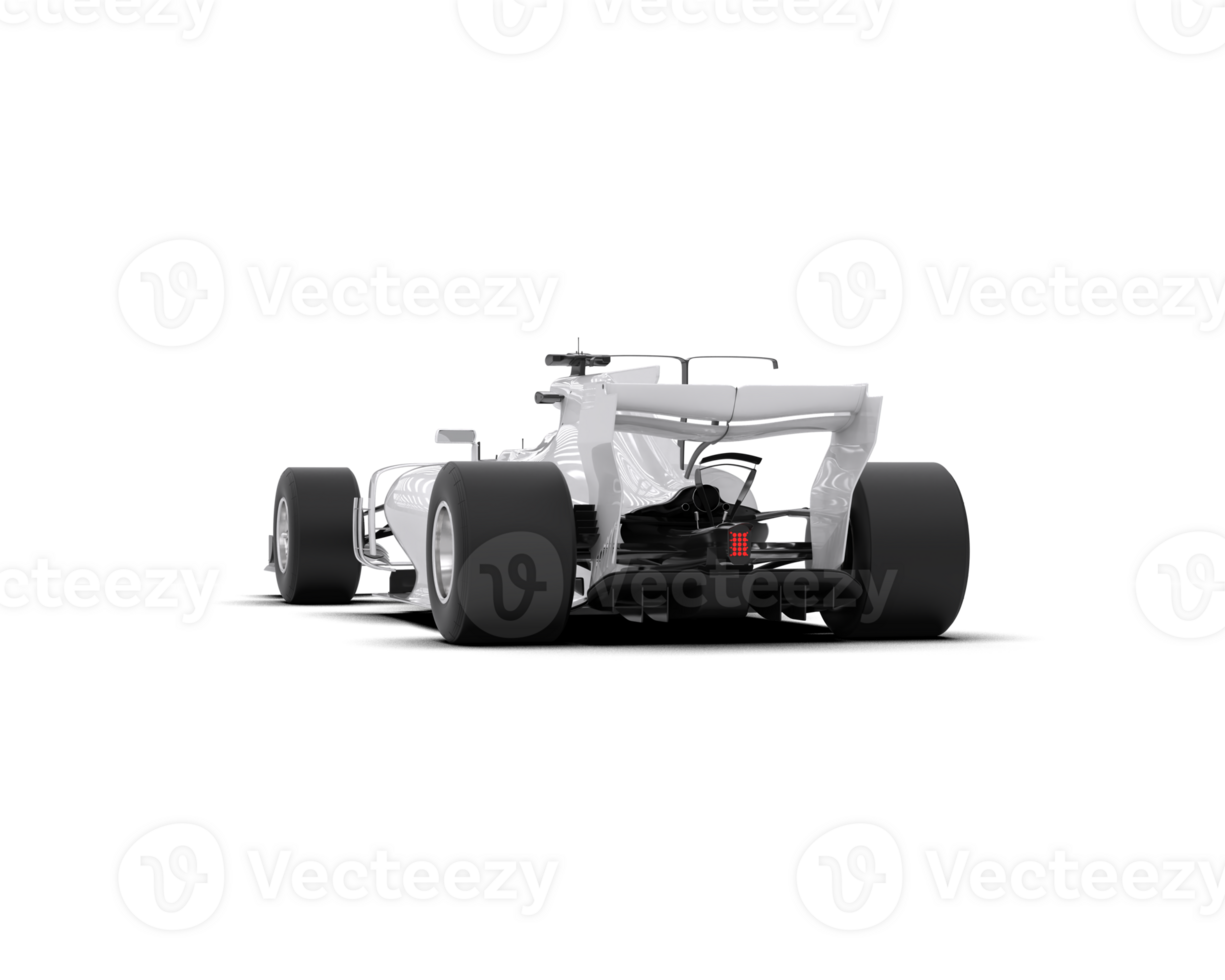 Realistic race car isolated on background. 3d rendering - illustration png