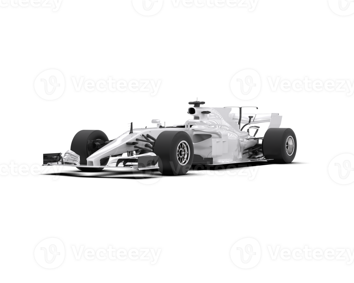 Realistic race car isolated on background. 3d rendering - illustration png