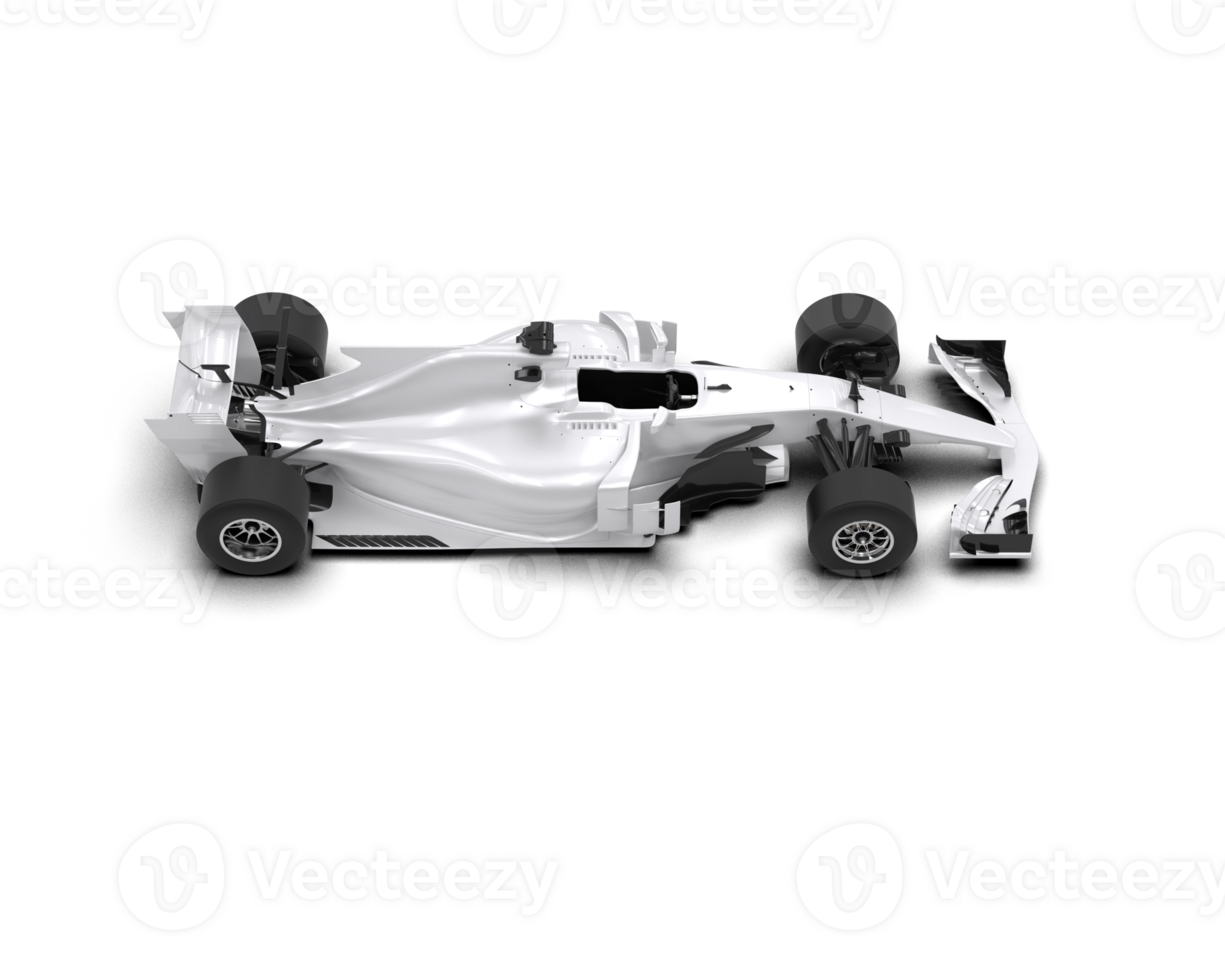 Realistic race car isolated on background. 3d rendering - illustration png