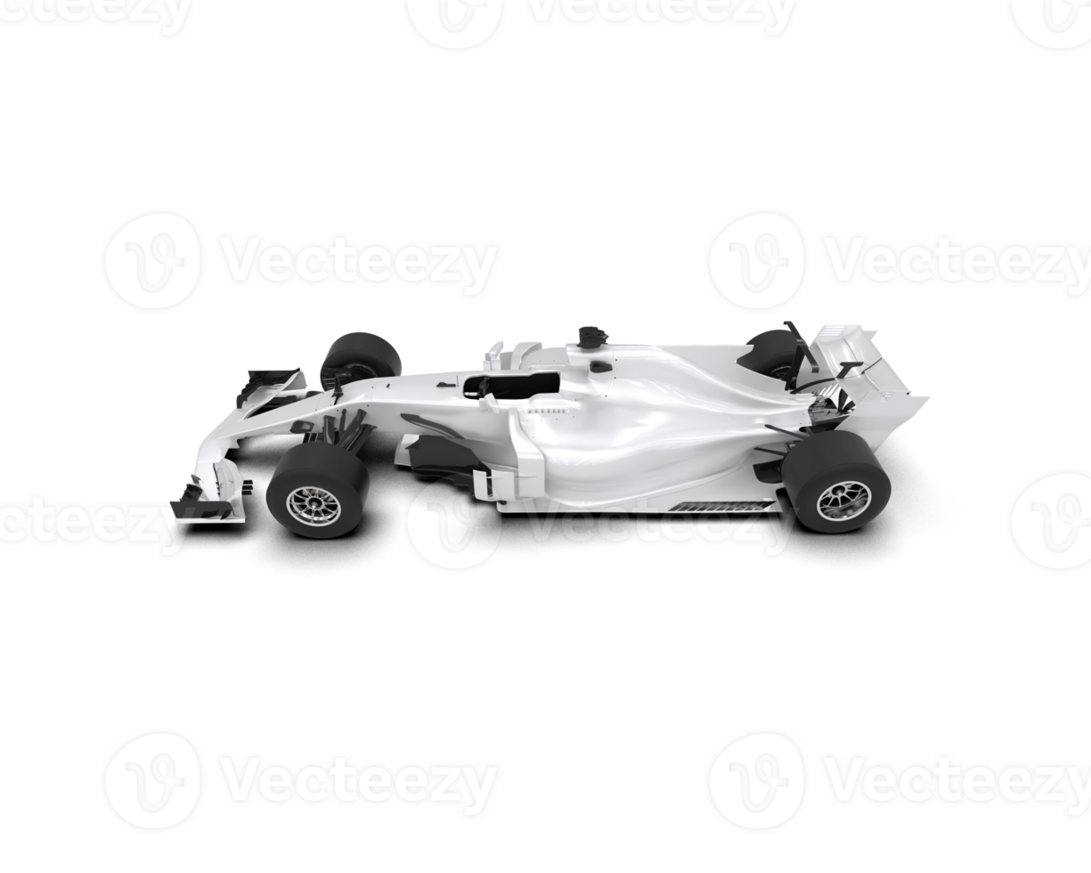 Realistic race car isolated on background. 3d rendering - illustration png