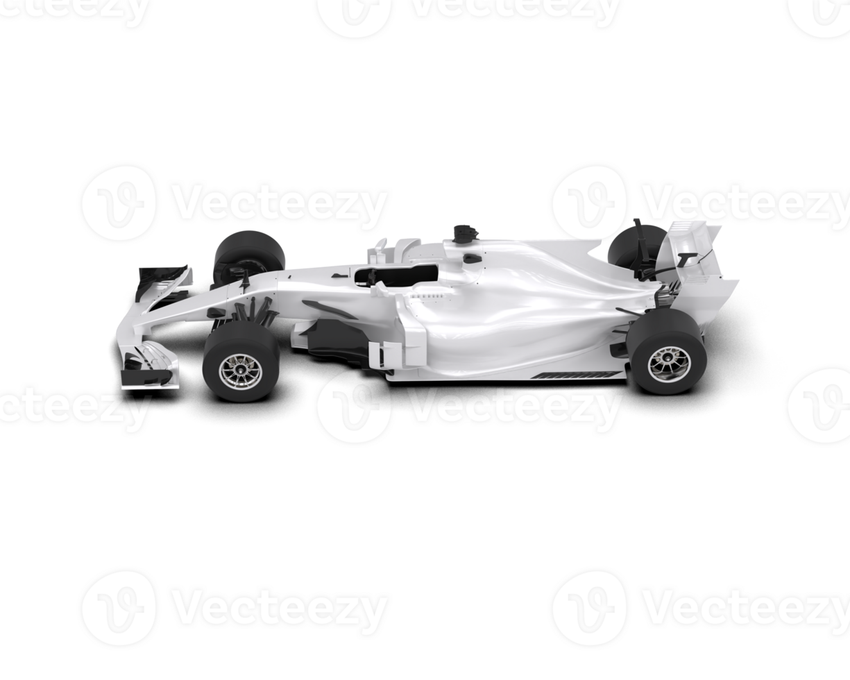 Realistic race car isolated on background. 3d rendering - illustration png