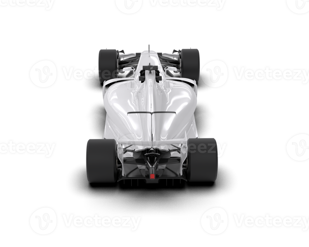 Realistic race car isolated on background. 3d rendering - illustration png