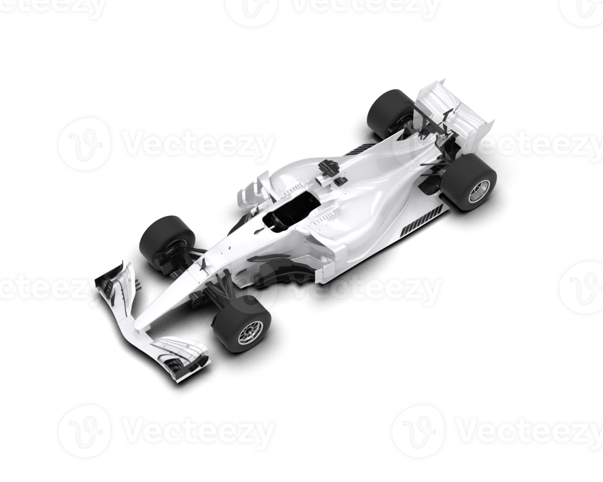 Realistic race car isolated on background. 3d rendering - illustration png