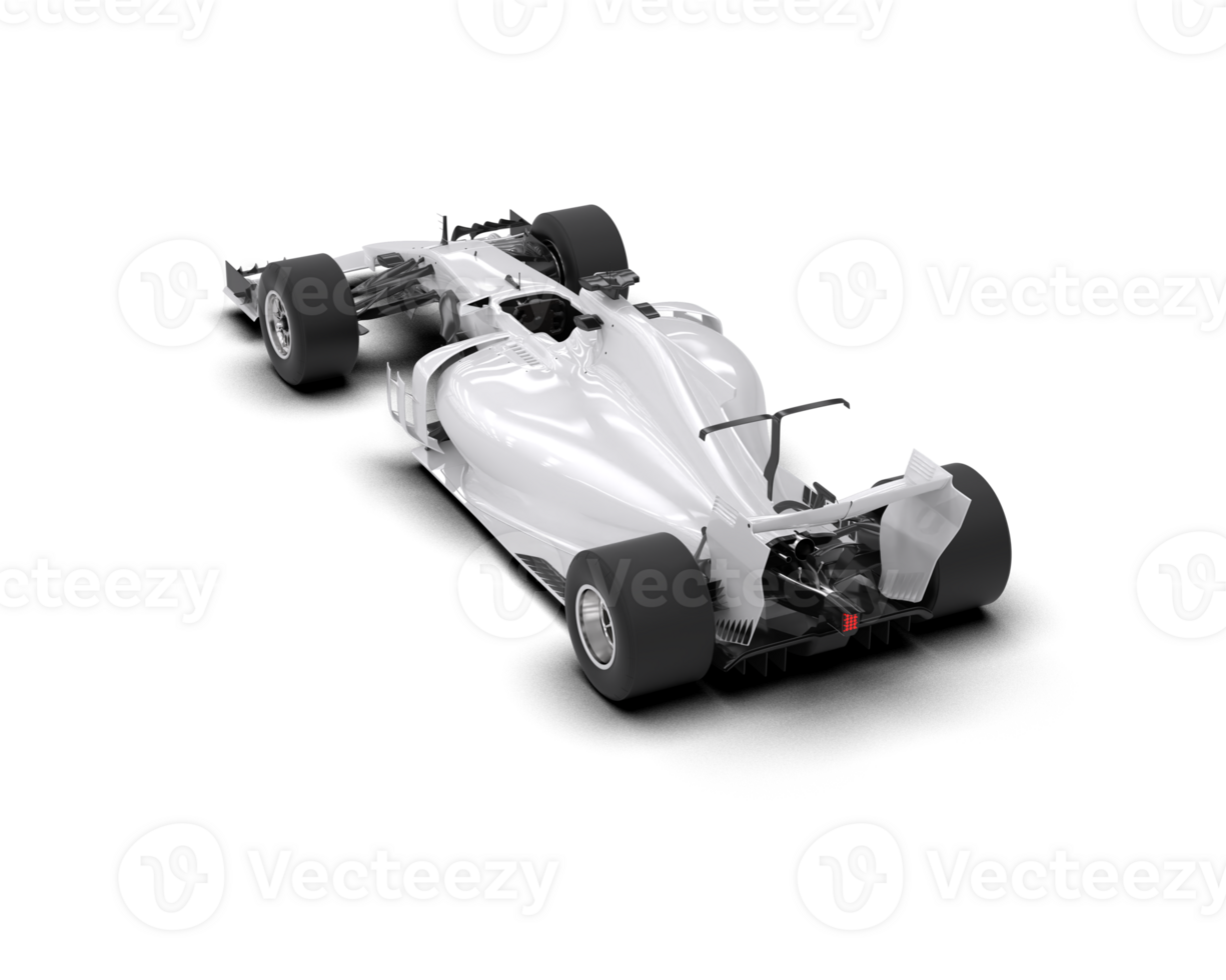 Realistic race car isolated on background. 3d rendering - illustration png