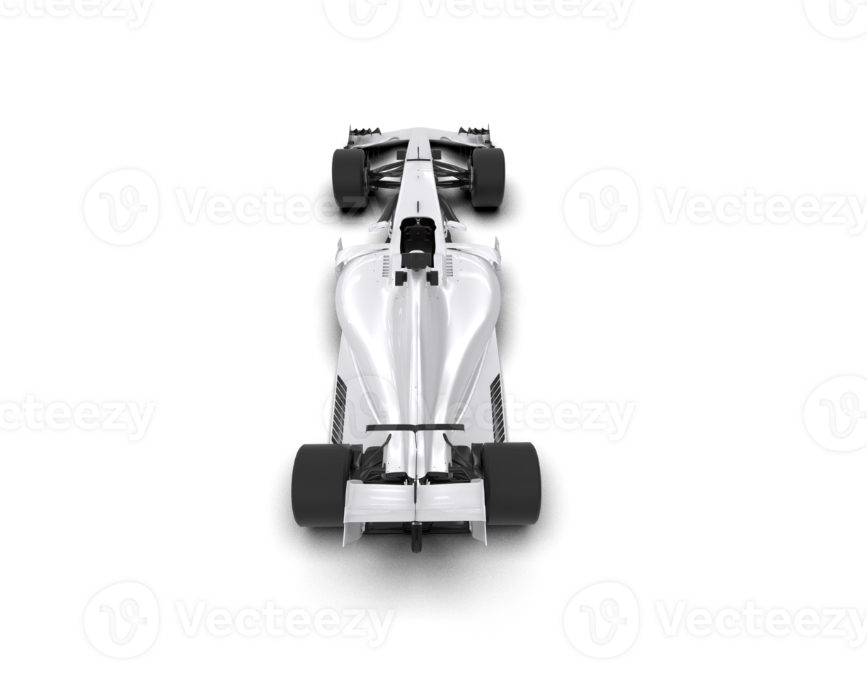 Realistic race car isolated on background. 3d rendering - illustration png