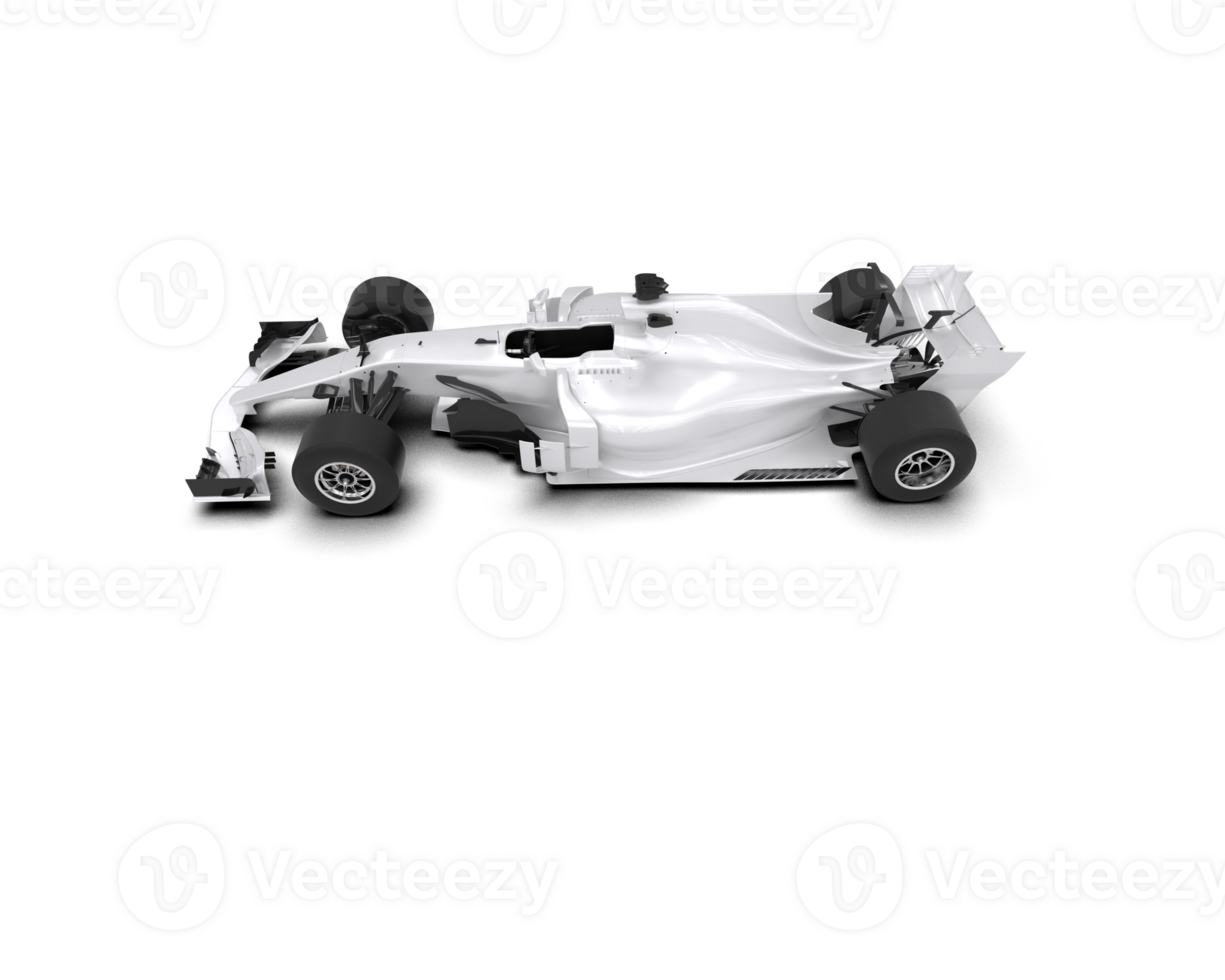 Realistic race car isolated on background. 3d rendering - illustration png