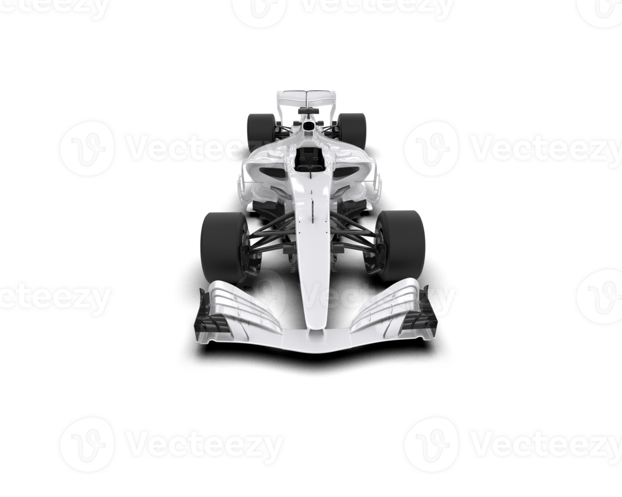Realistic race car isolated on background. 3d rendering - illustration png
