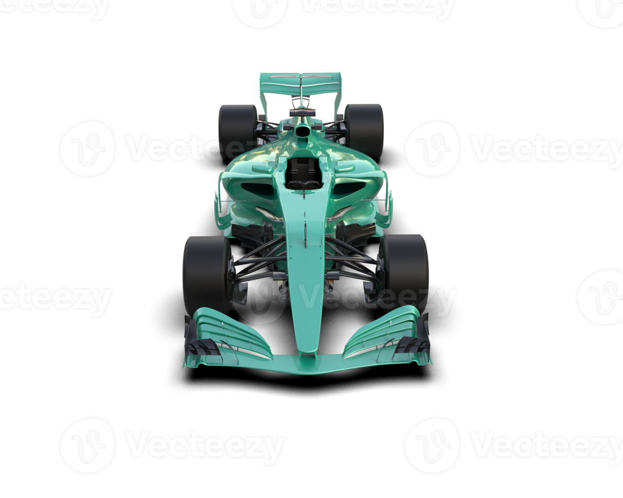 Realistic race car isolated on background. 3d rendering - illustration png