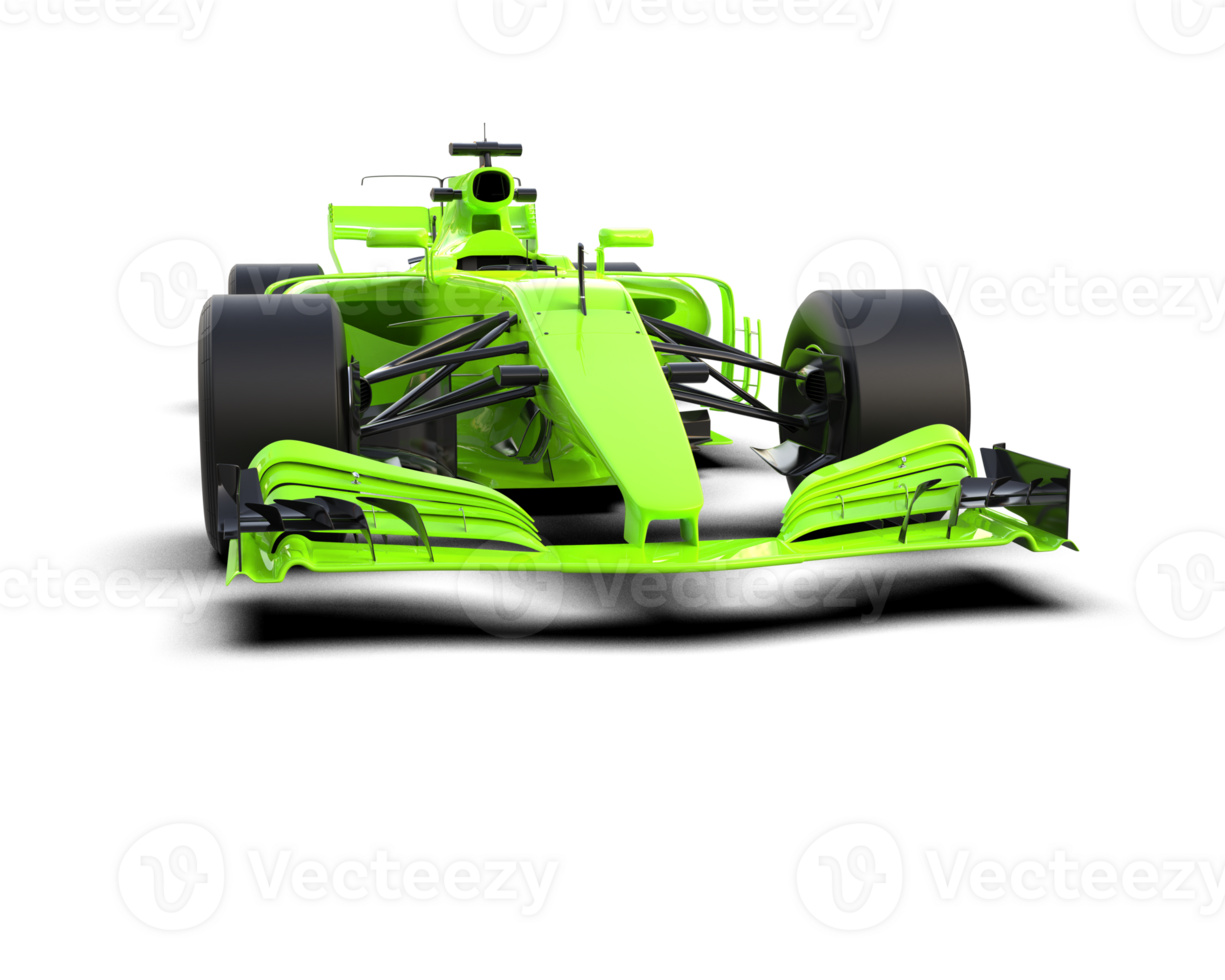 Realistic race car isolated on background. 3d rendering - illustration png