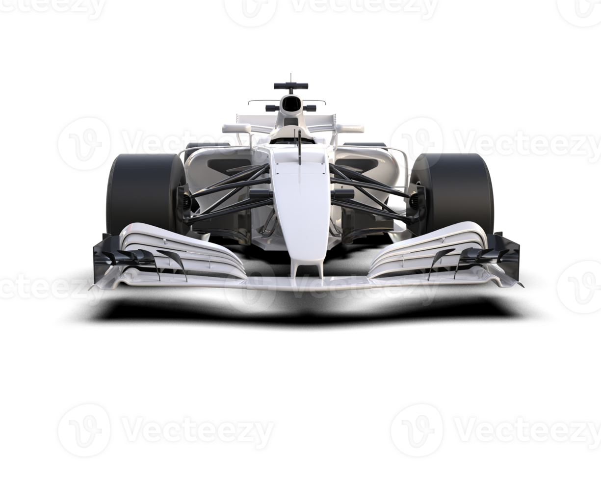 Realistic race car isolated on background. 3d rendering - illustration png