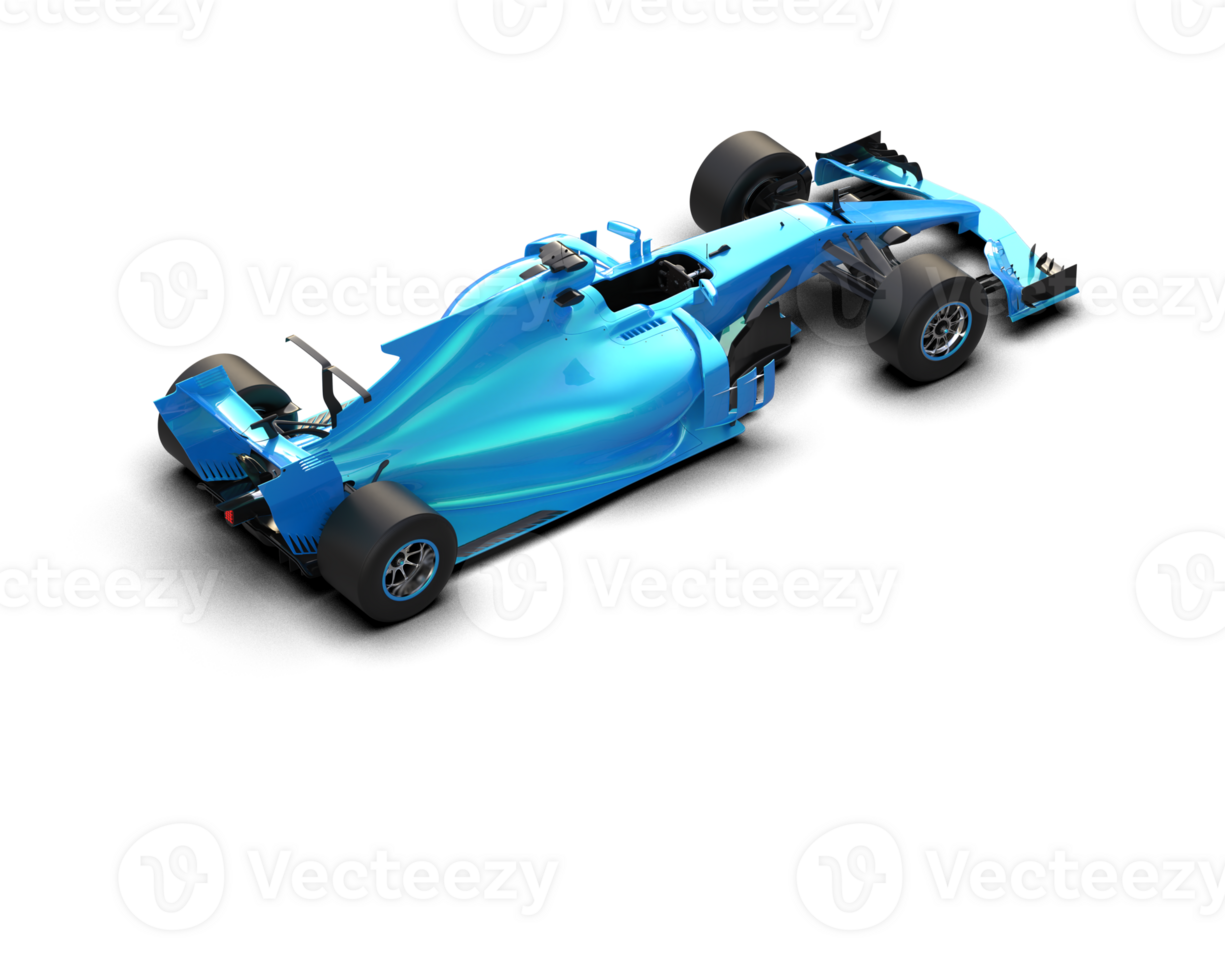 Realistic race car isolated on background. 3d rendering - illustration png