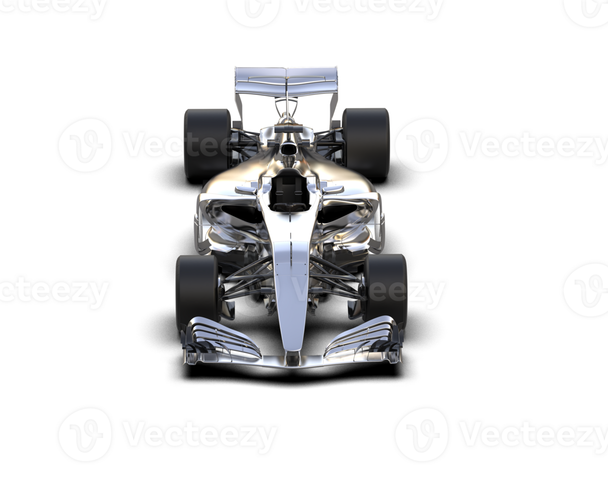 Realistic race car isolated on background. 3d rendering - illustration png