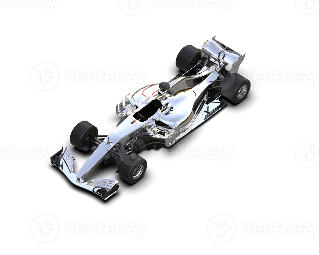 Realistic race car isolated on background. 3d rendering - illustration png