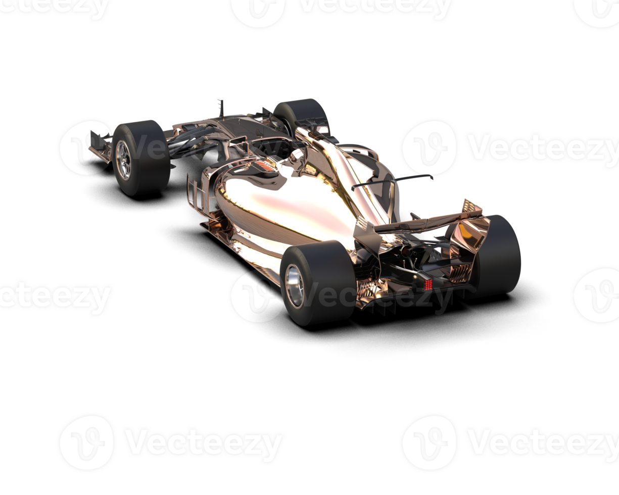 Realistic race car isolated on background. 3d rendering - illustration png
