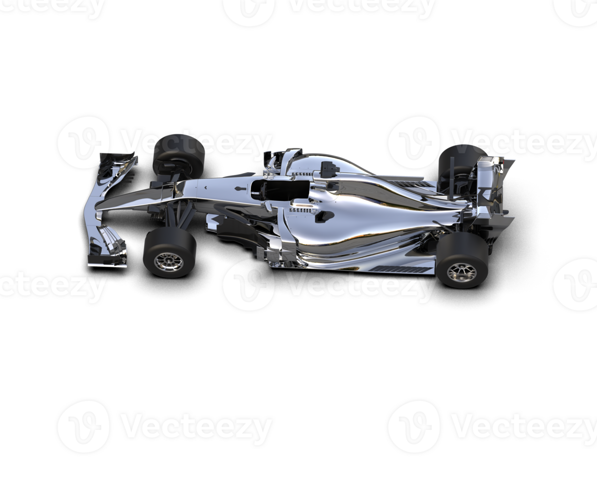 Realistic race car isolated on background. 3d rendering - illustration png