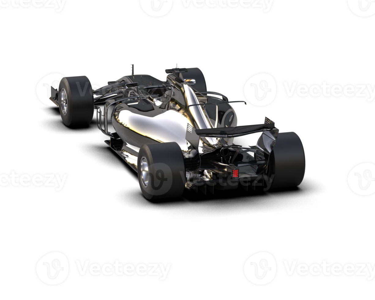 Realistic race car isolated on background. 3d rendering - illustration png
