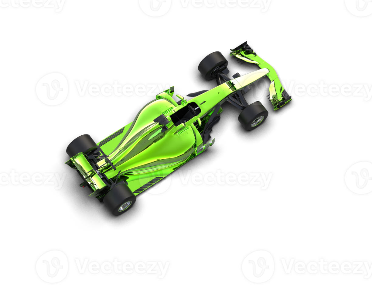 Realistic race car isolated on background. 3d rendering - illustration png