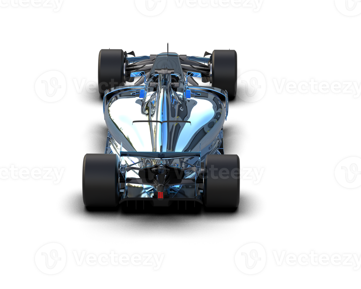 Realistic race car isolated on background. 3d rendering - illustration png