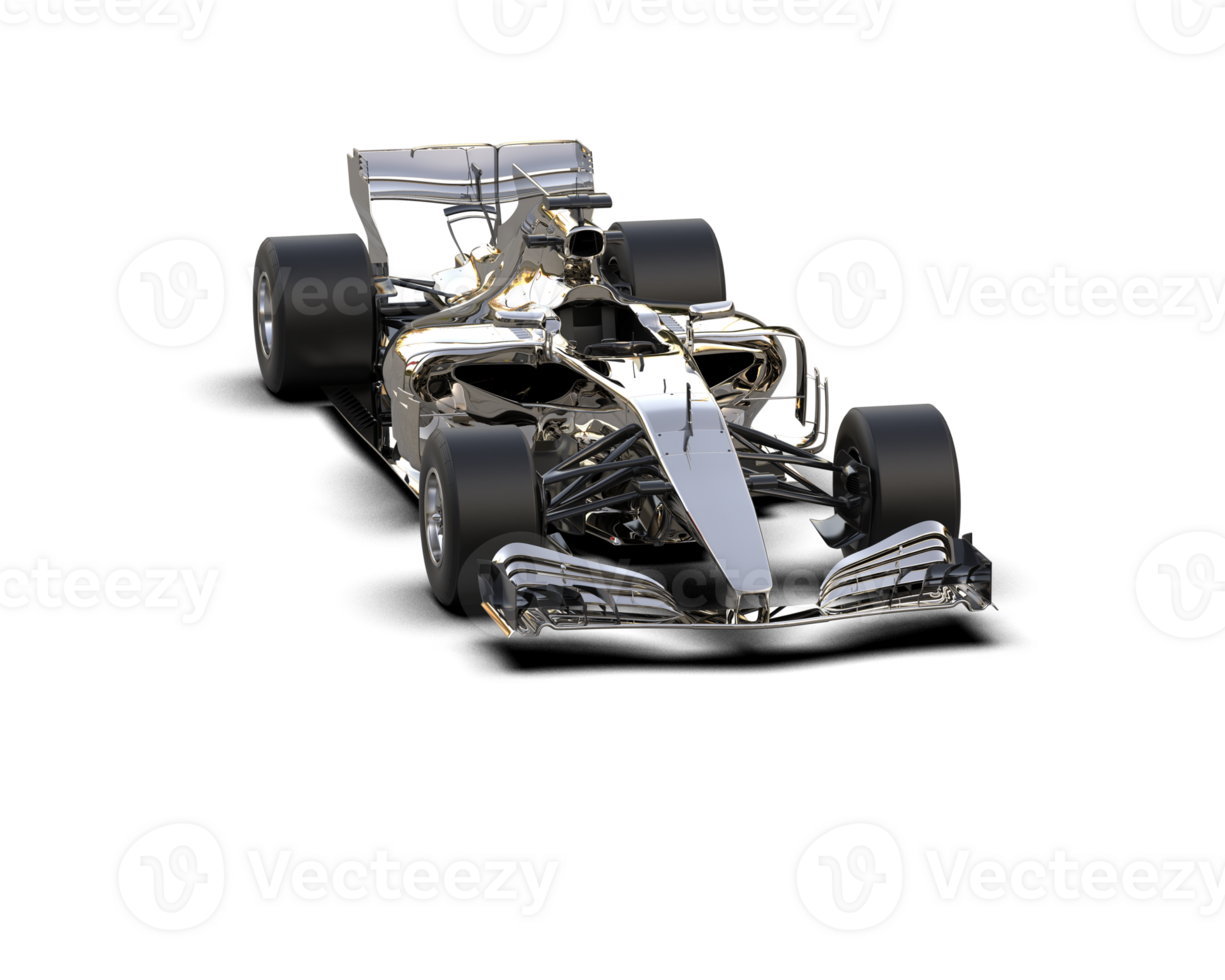 Realistic race car isolated on background. 3d rendering - illustration png