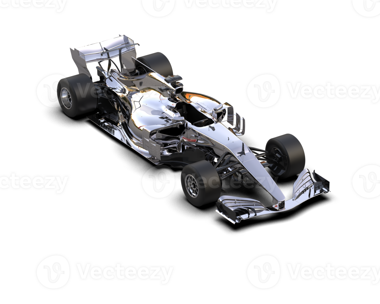Realistic race car isolated on background. 3d rendering - illustration png