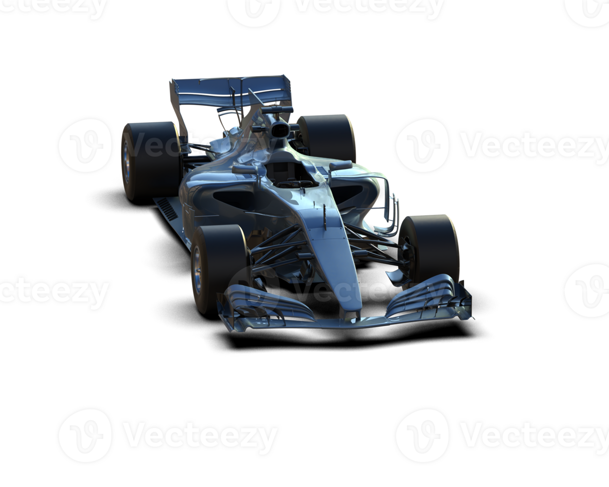 Realistic race car isolated on background. 3d rendering - illustration png