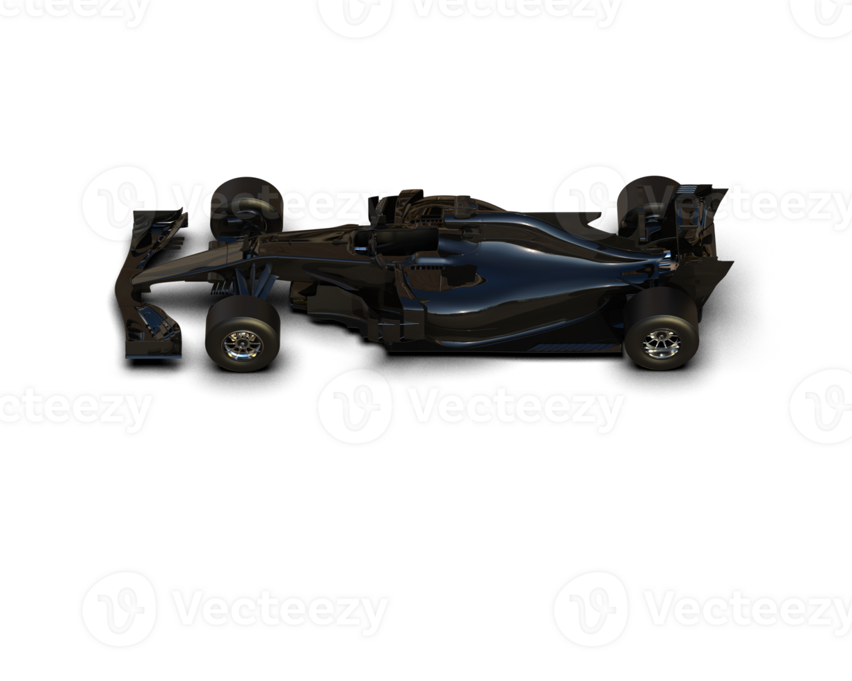 Realistic race car isolated on background. 3d rendering - illustration png