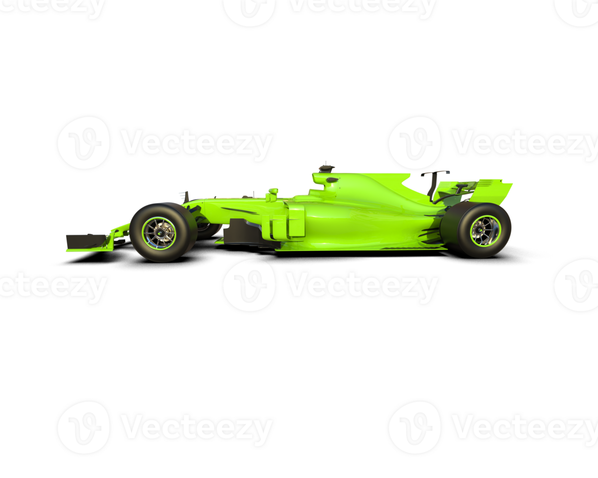 Realistic race car isolated on background. 3d rendering - illustration png