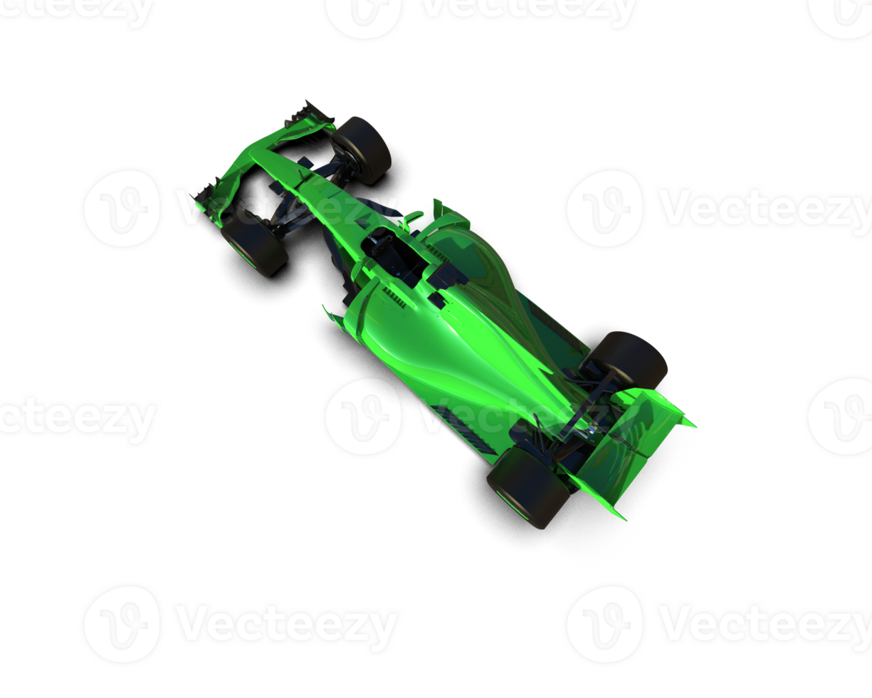 Realistic race car isolated on background. 3d rendering - illustration png