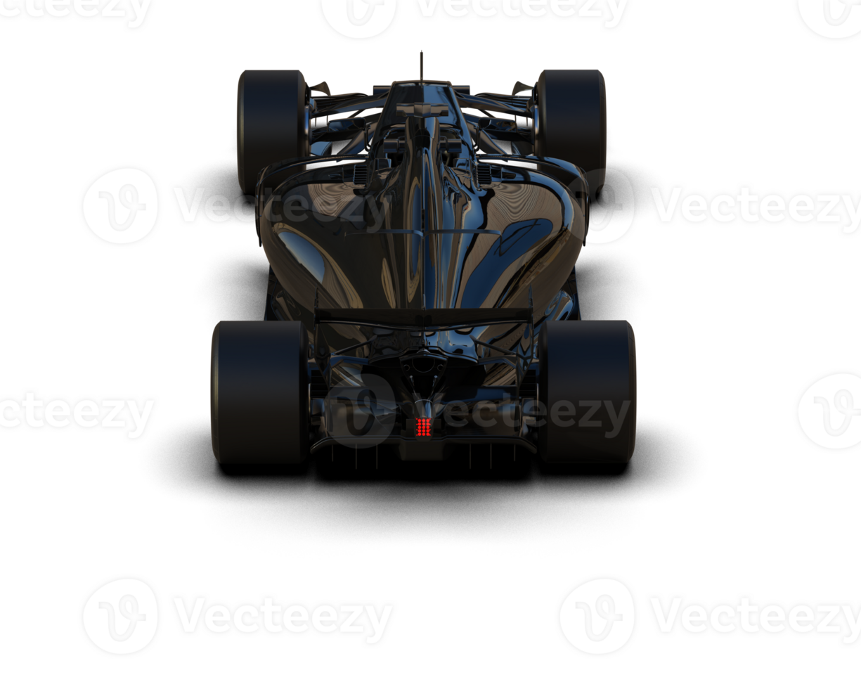 Realistic race car isolated on background. 3d rendering - illustration png