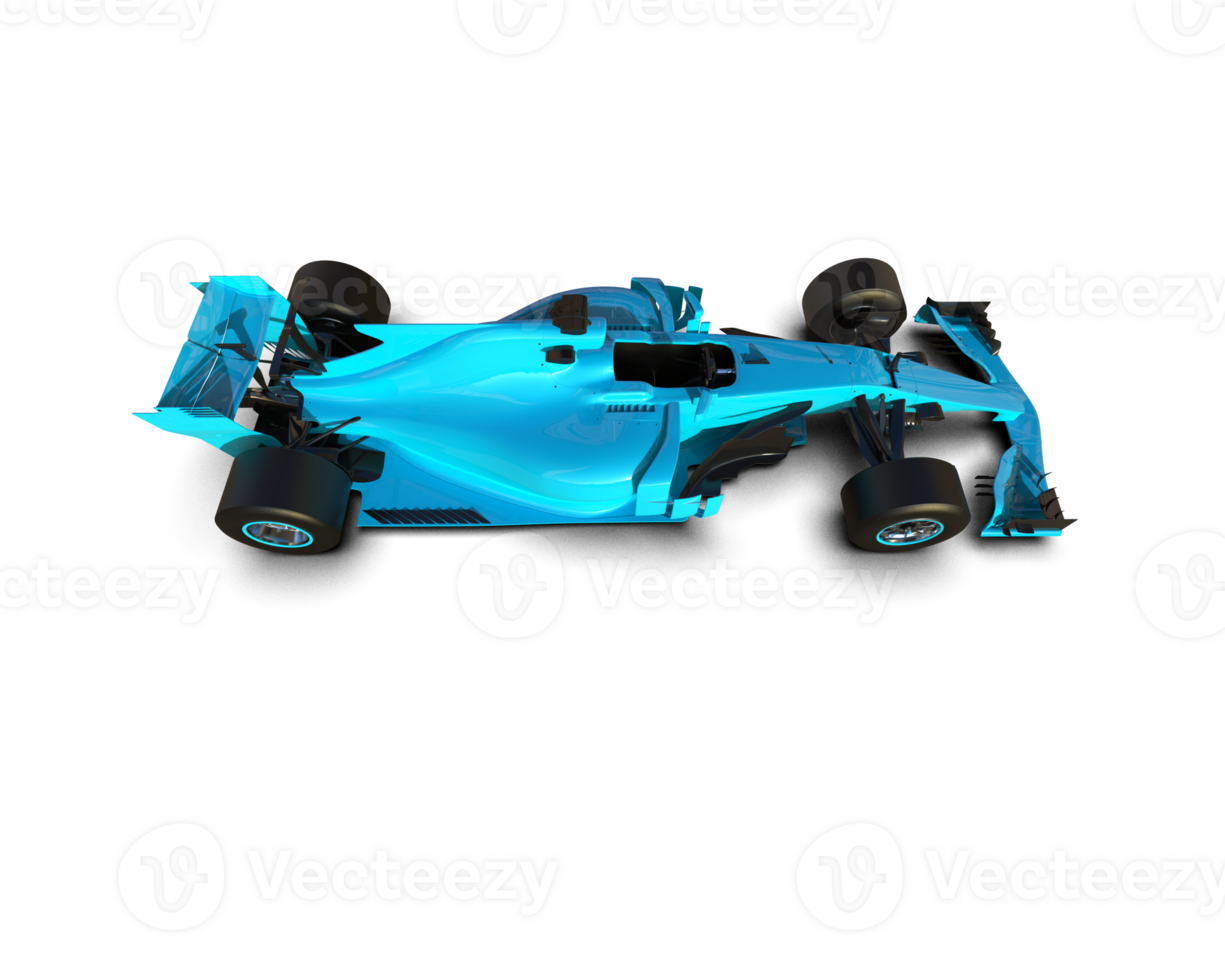 Realistic race car isolated on background. 3d rendering - illustration png