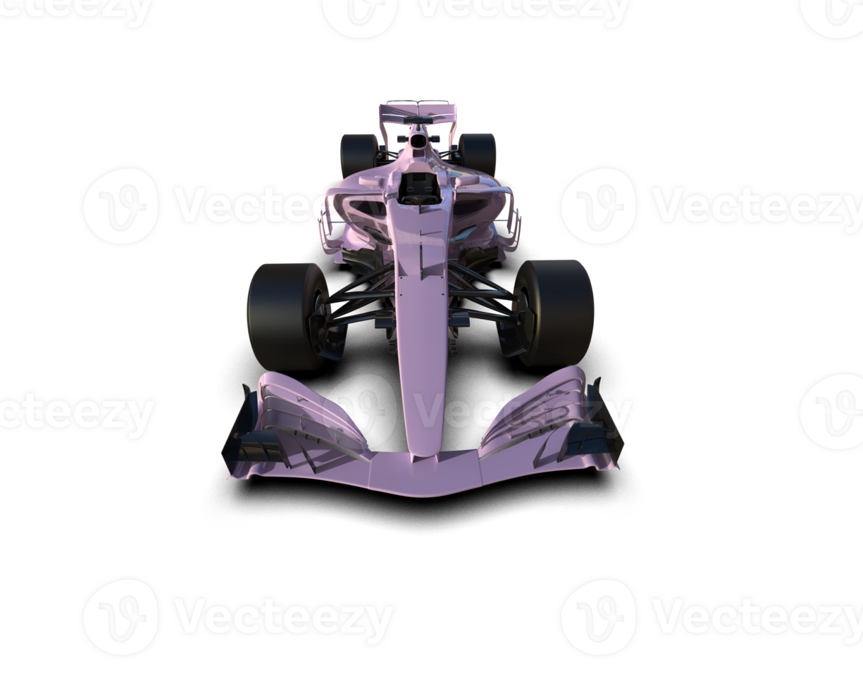 Realistic race car isolated on background. 3d rendering - illustration png