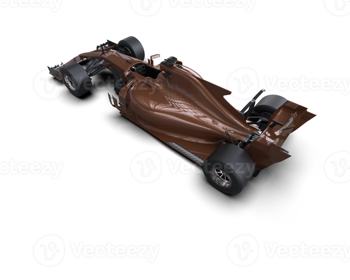 Realistic race car isolated on background. 3d rendering - illustration png