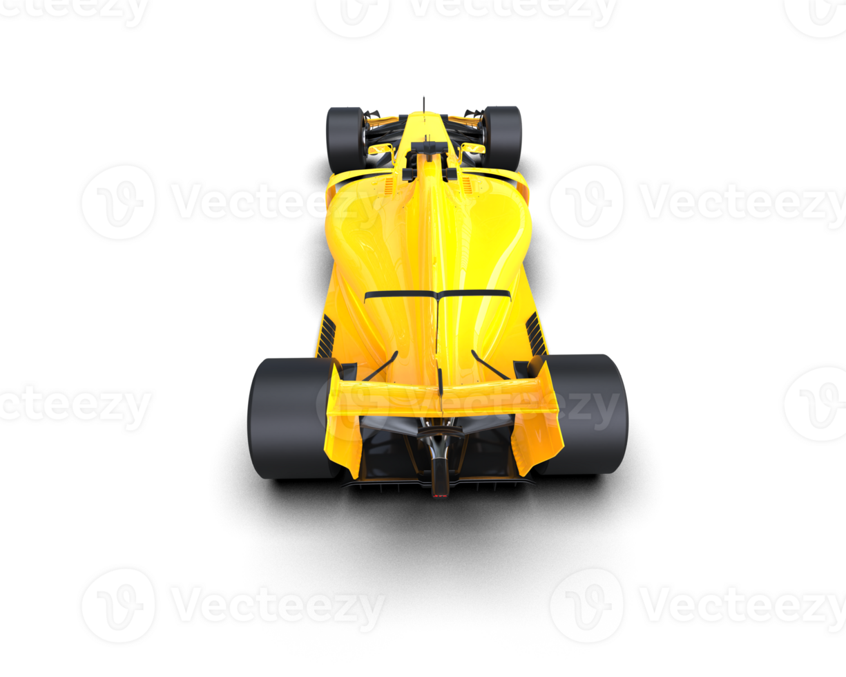 Realistic race car isolated on background. 3d rendering - illustration png