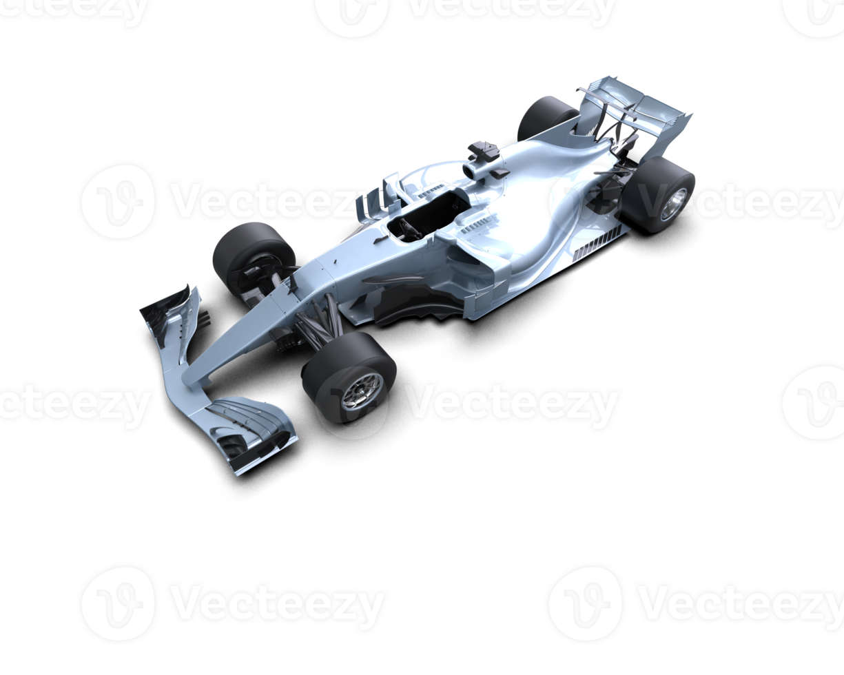 Realistic race car isolated on background. 3d rendering - illustration png