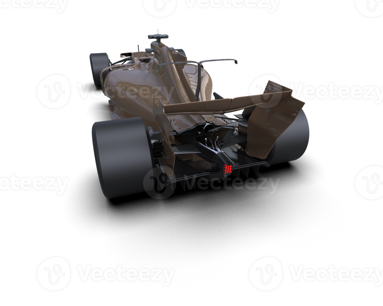 Realistic race car isolated on background. 3d rendering - illustration png