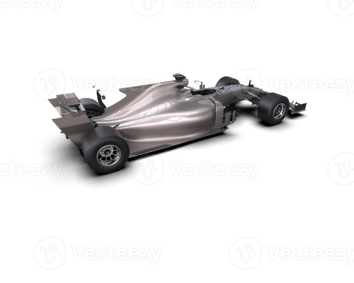 Realistic race car isolated on background. 3d rendering - illustration png