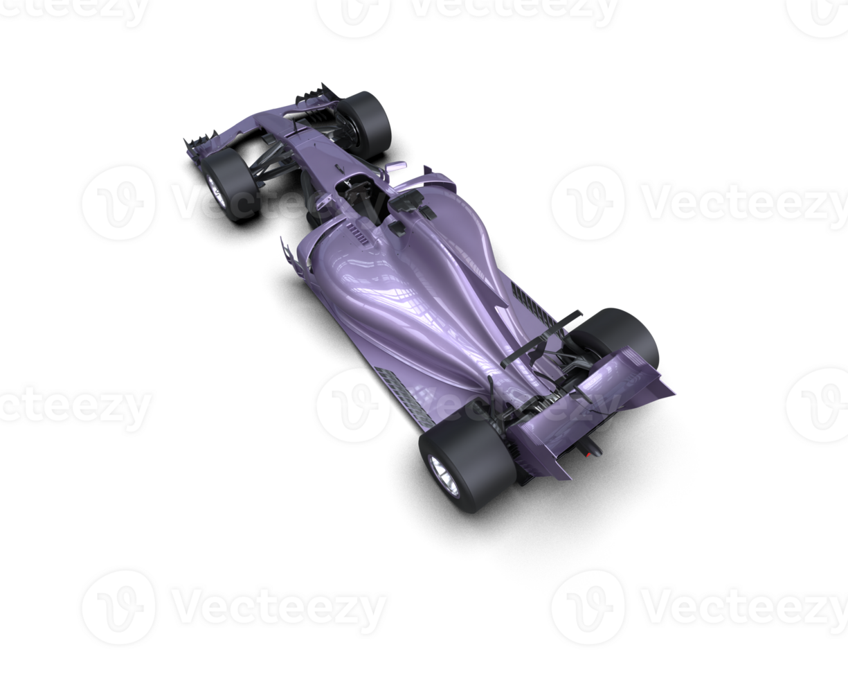 Realistic race car isolated on background. 3d rendering - illustration png