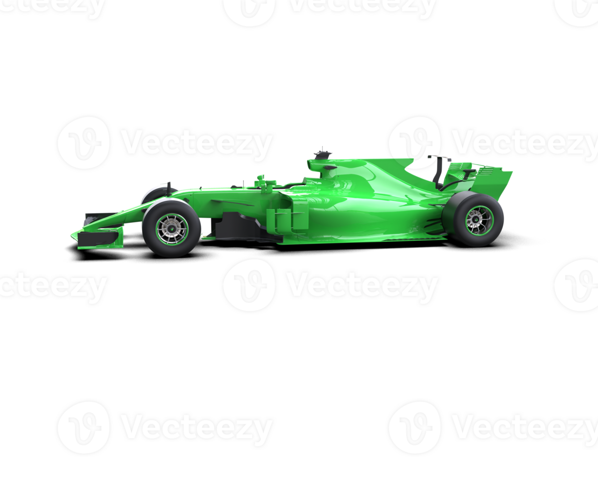 Realistic race car isolated on background. 3d rendering - illustration png