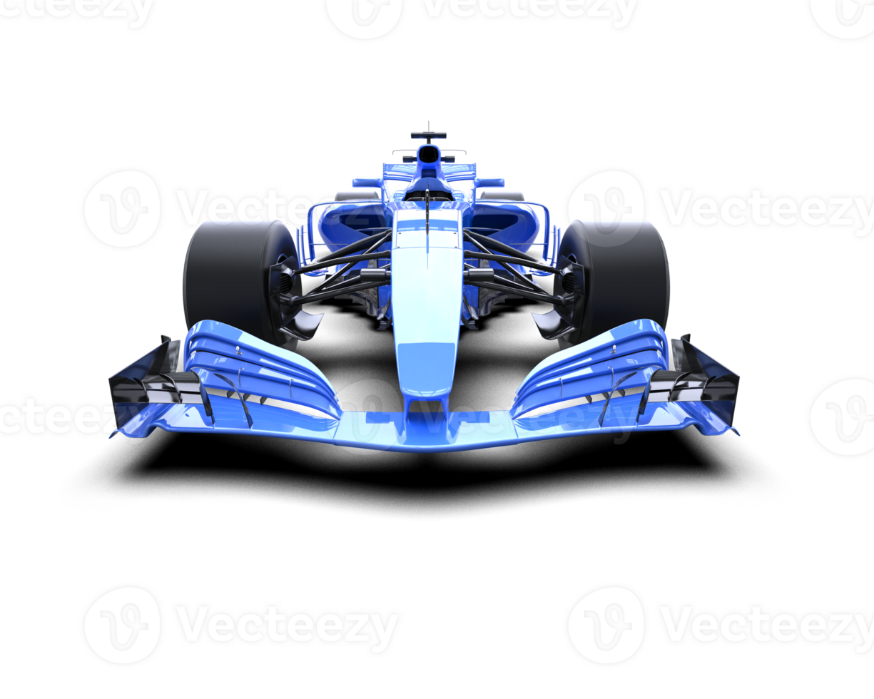 Realistic race car isolated on background. 3d rendering - illustration png