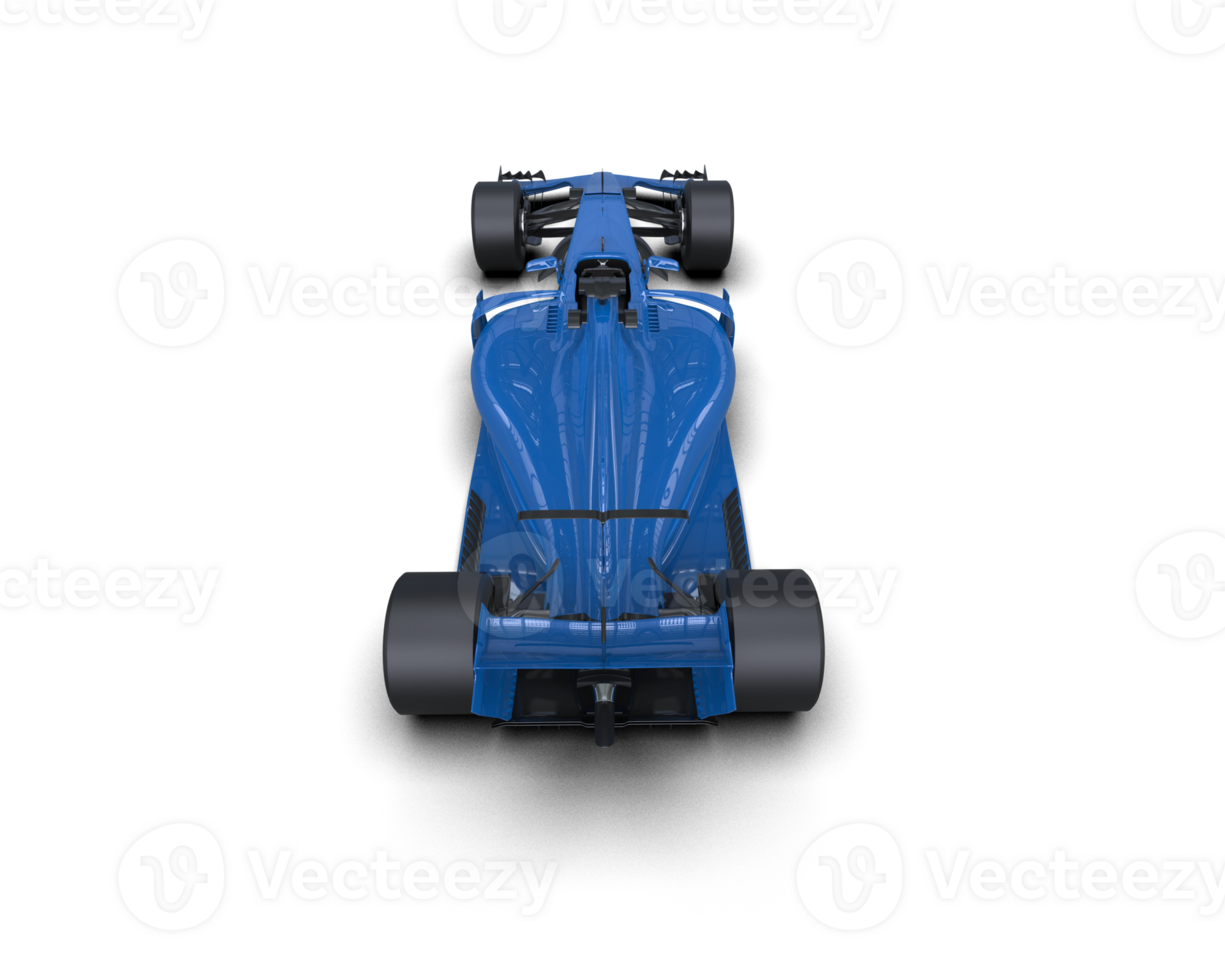 Realistic race car isolated on background. 3d rendering - illustration png