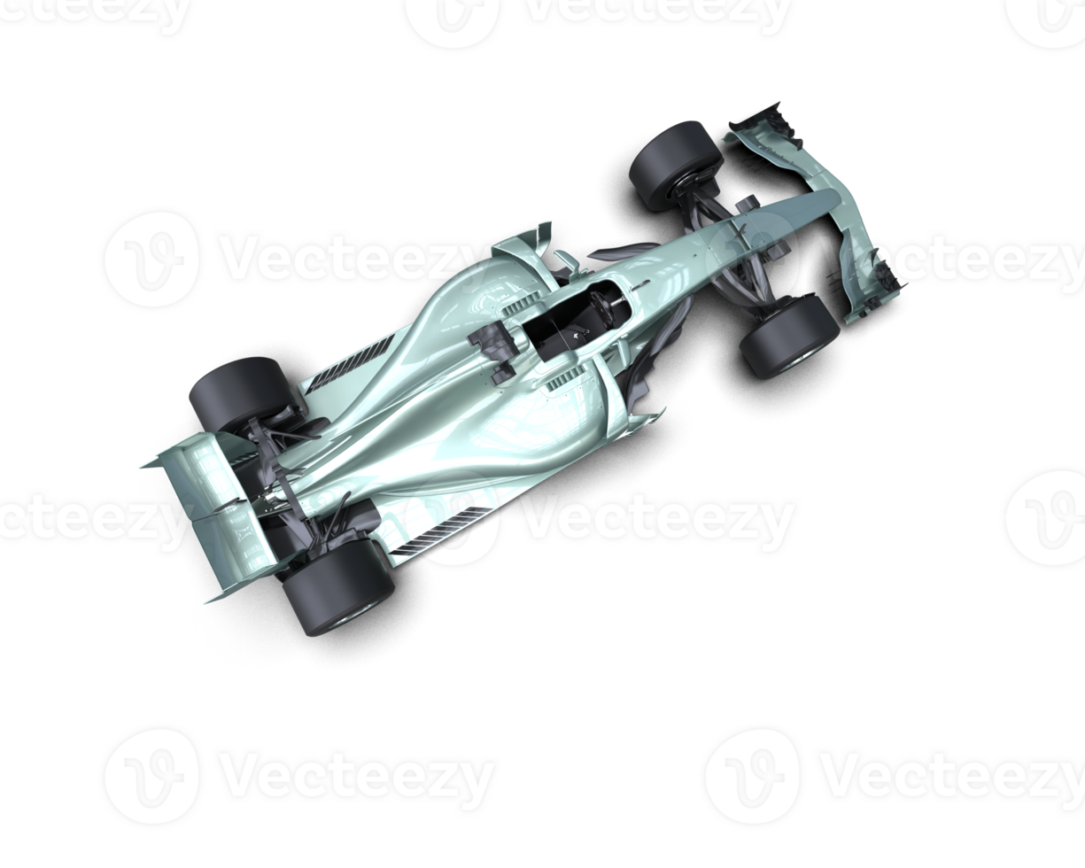 Realistic race car isolated on background. 3d rendering - illustration png